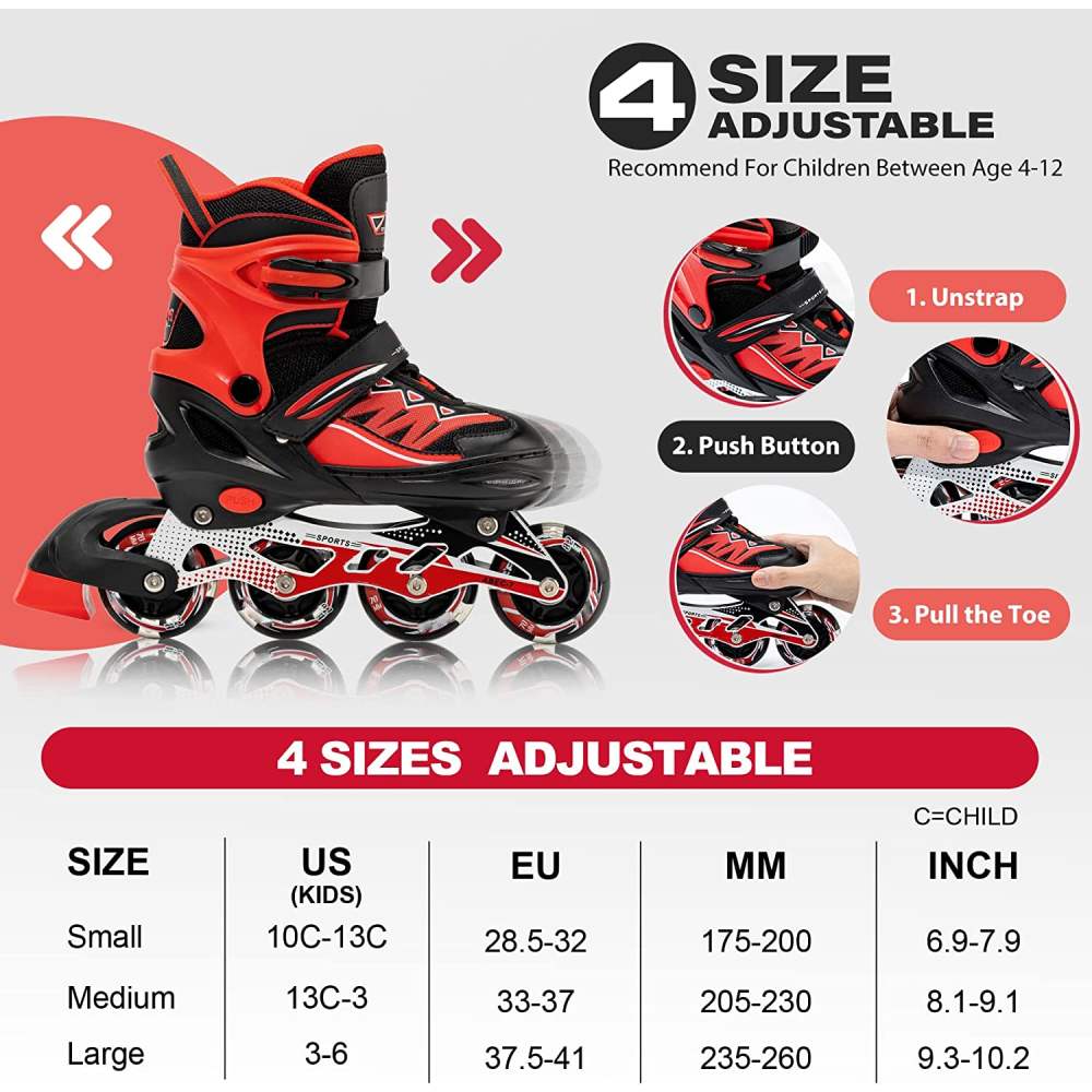 Rollerblades Skates, Purple / Small - Little Kids (37.5-41 EU): image 5
