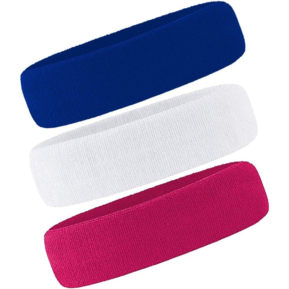 Sports Headbands, Grey, Lake Blue, Purple: image 2
