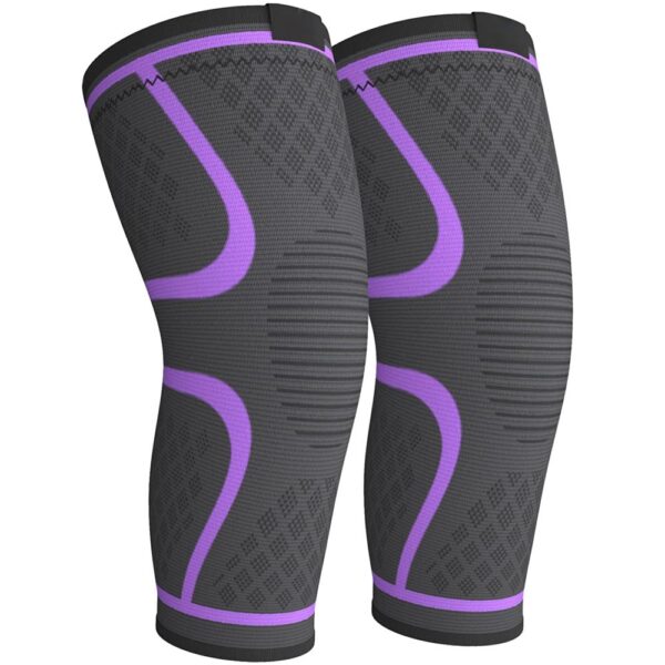purple knee brace pads